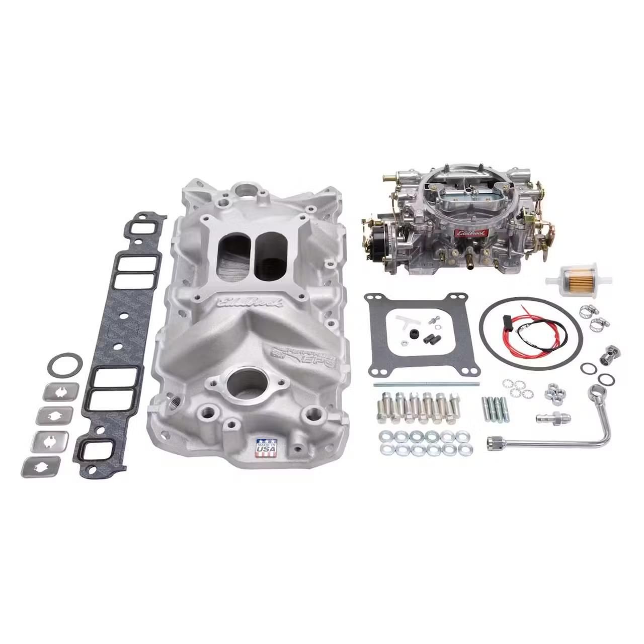 Edelbrock 2021 Top End Kit w/ HEI Distributor & wires, SBC & 350