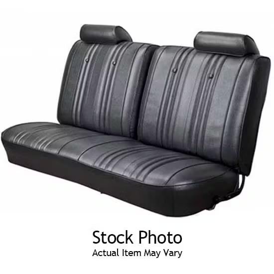 PUI 73XS10C 1973-1974 Nova 2 Door Rear Seat Upholstery, Black